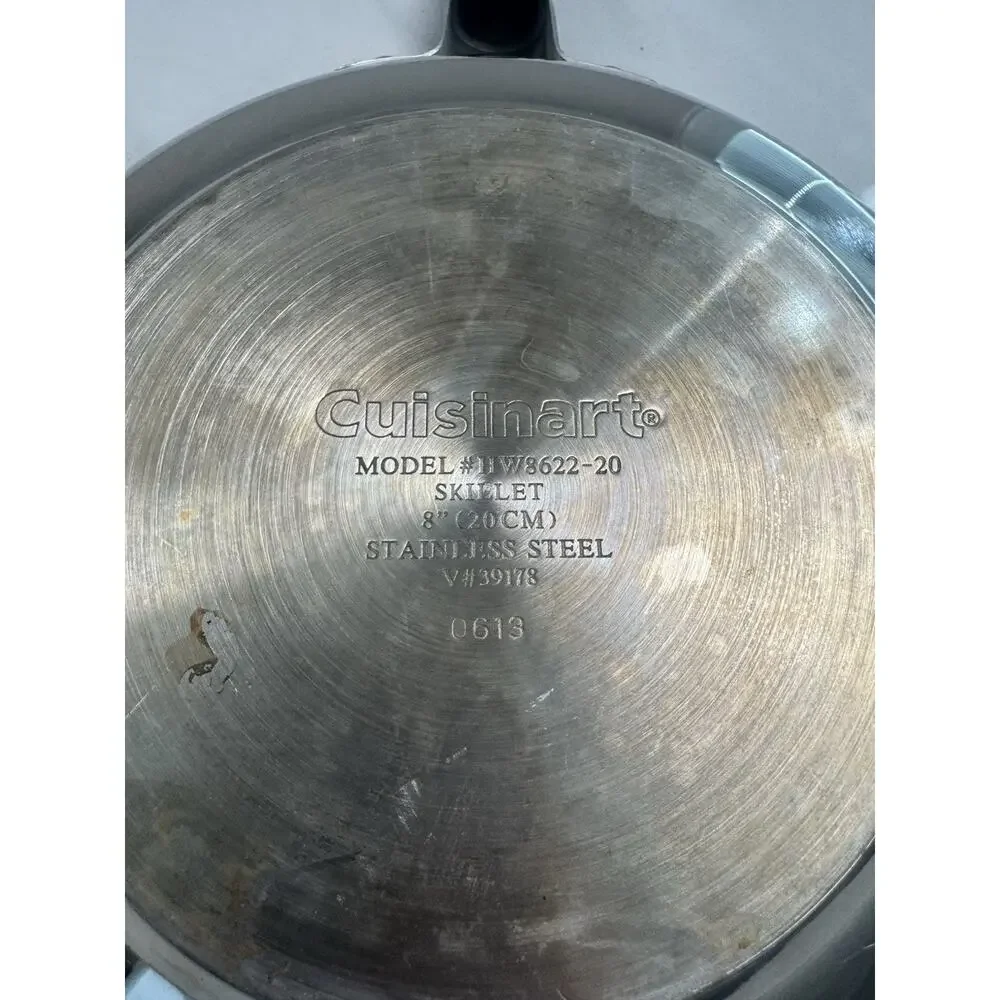 Cuisinart Stainless Steel Skillet Fry Pan Set 8” & 10” HW8622-20 24